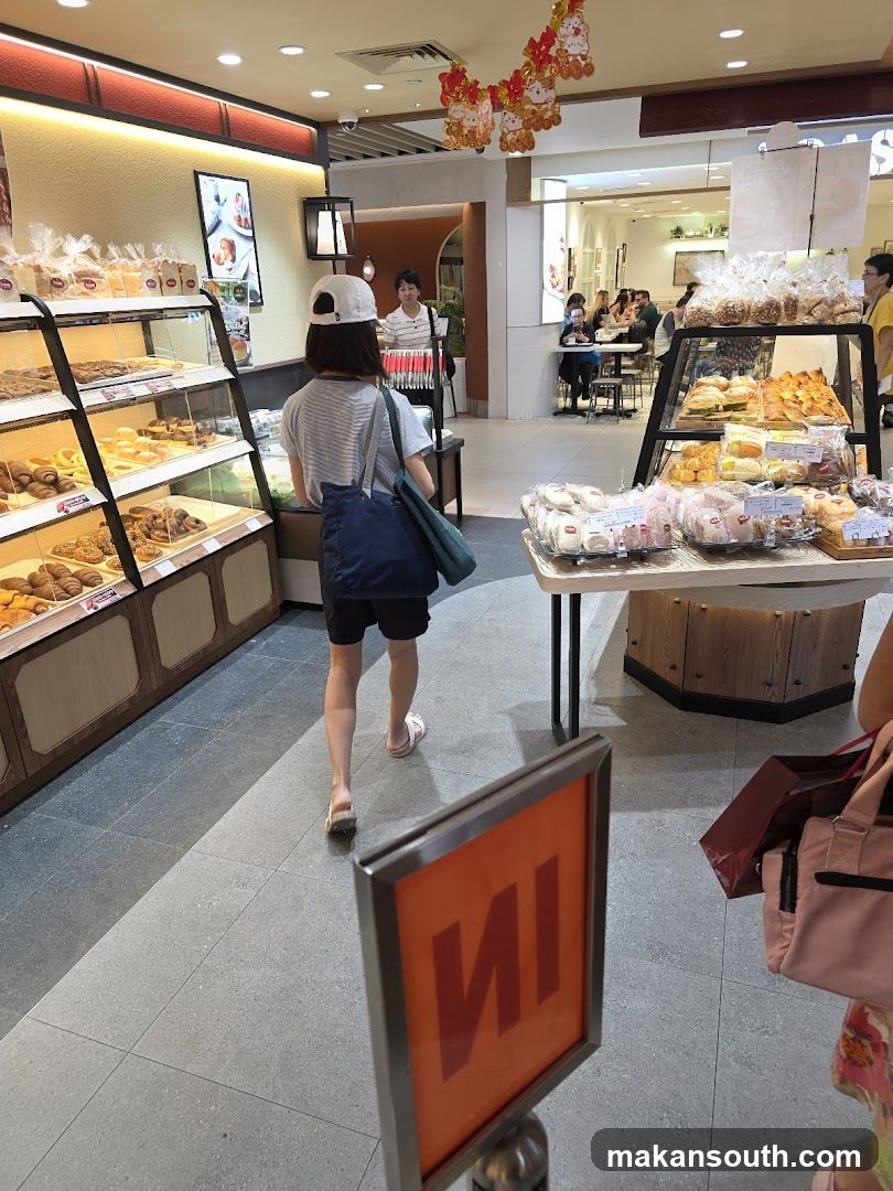 Bakery Interior with Customer