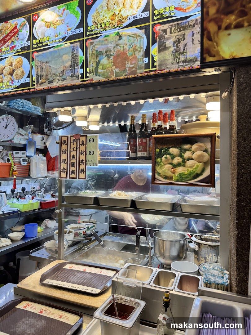 Food Stall Interior View