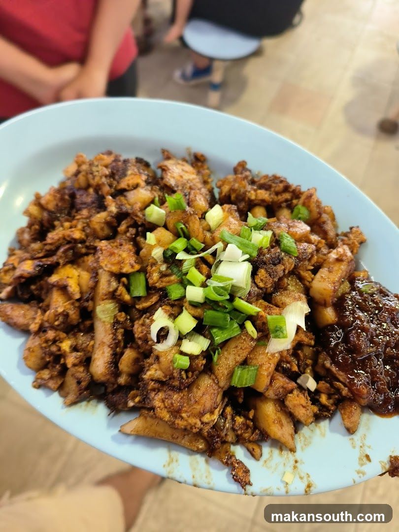 Stir-fried dish with green onions