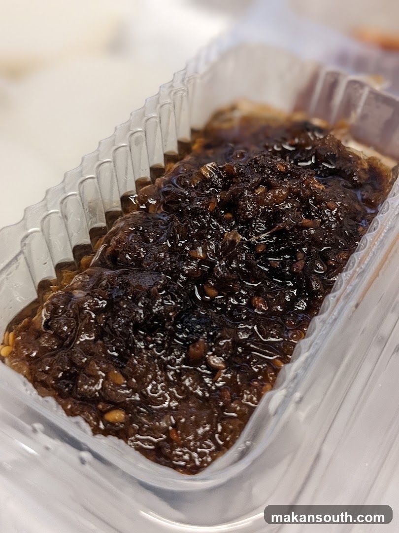 Sauce in container