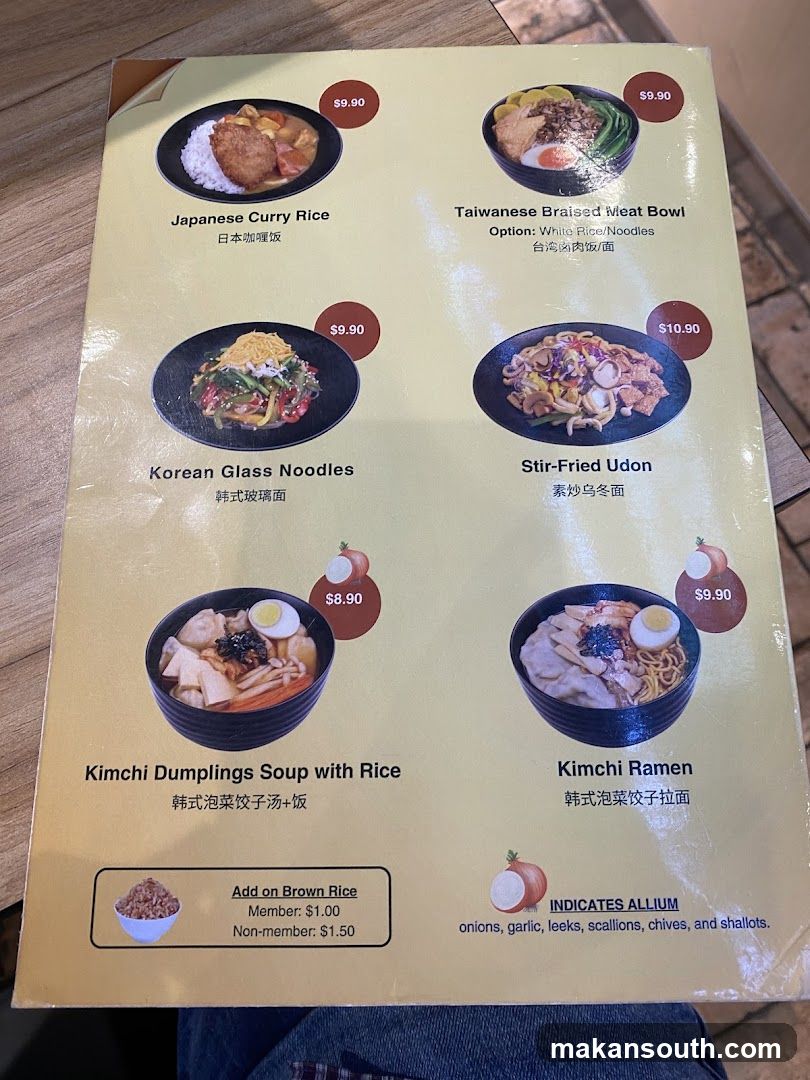Zuya Vegetarian Tiong Bahru Plaza