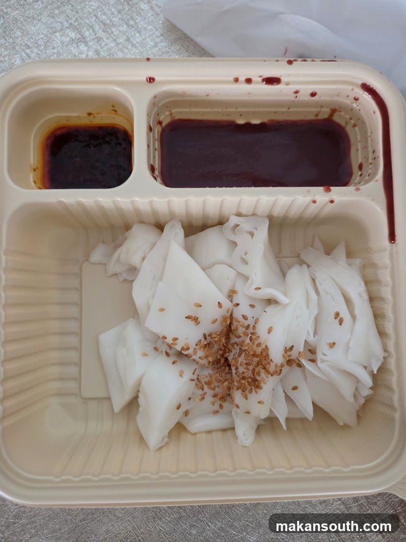 Takeout Rice Noodle Dish