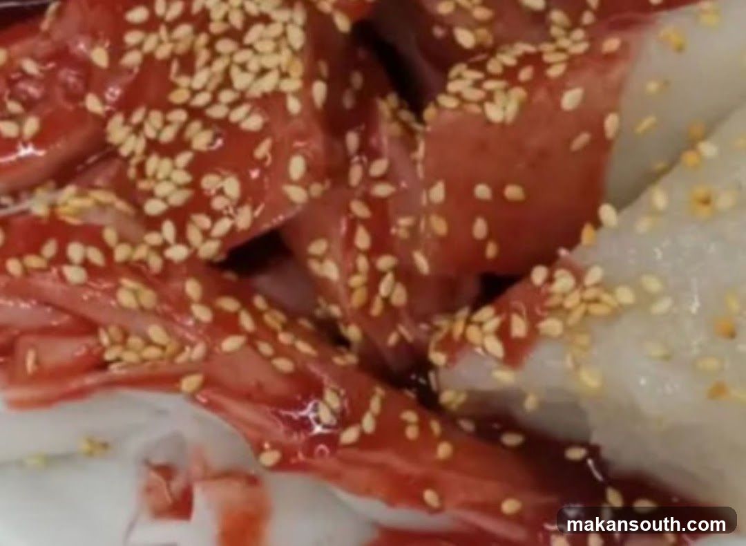 Sesame Topped Food Dish