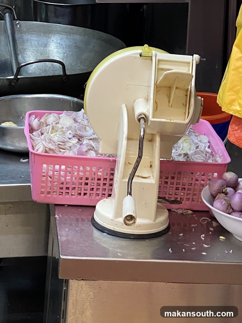 Onion Slicing Station