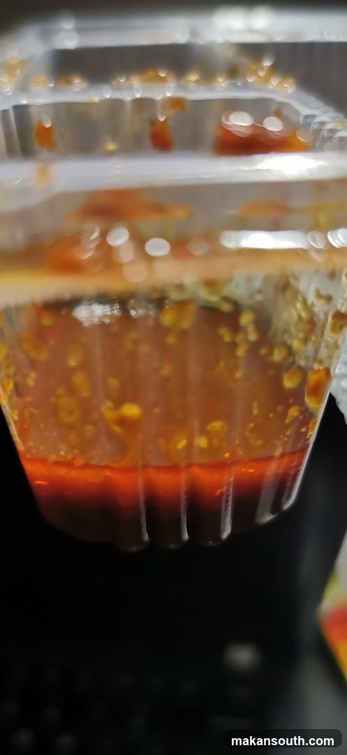Sauce in container