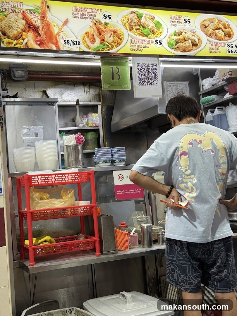 Food Stall Interior View