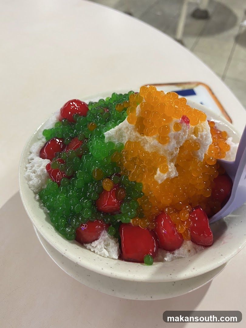 Colorful Dessert Bowl with Toppings