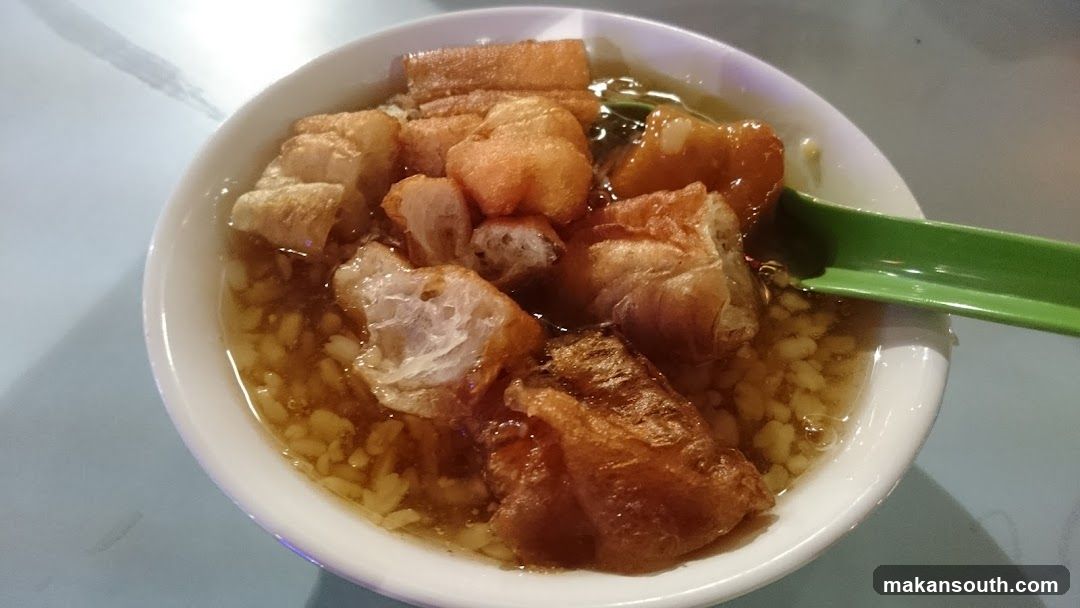 Bowl of Fried Dough in Broth