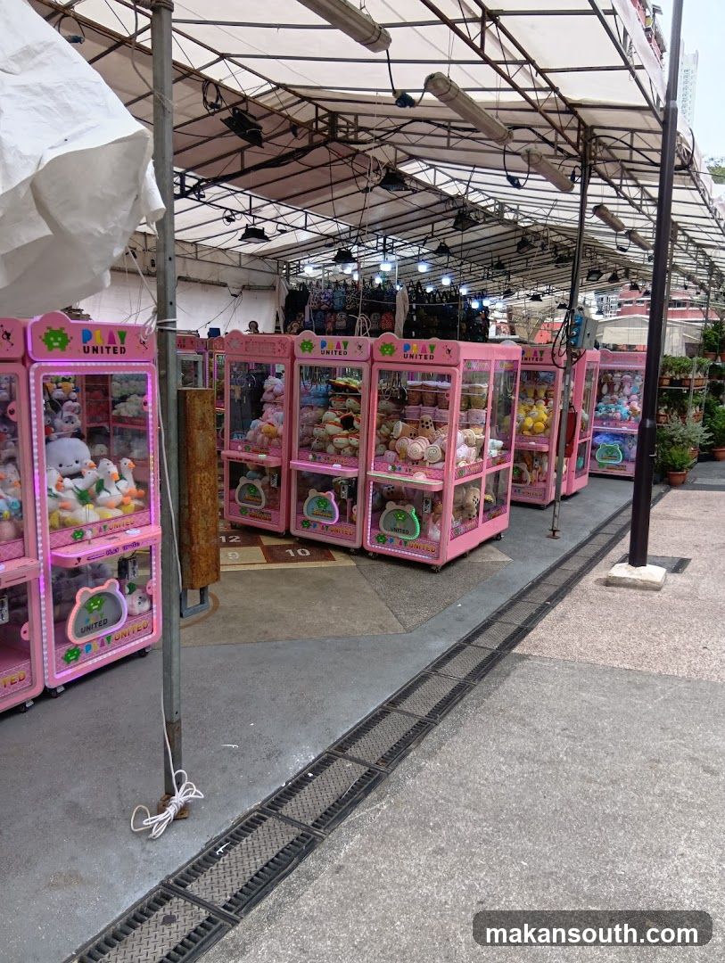 Arcade Game Machines at Market Stall