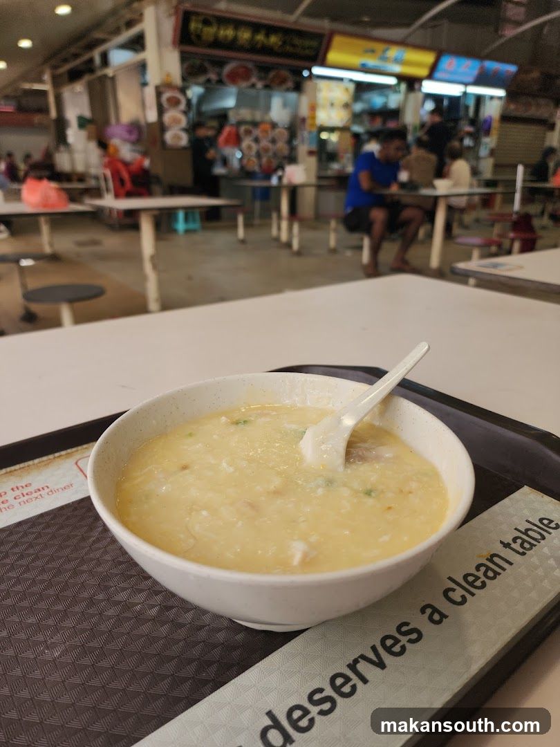 Congee in a food court