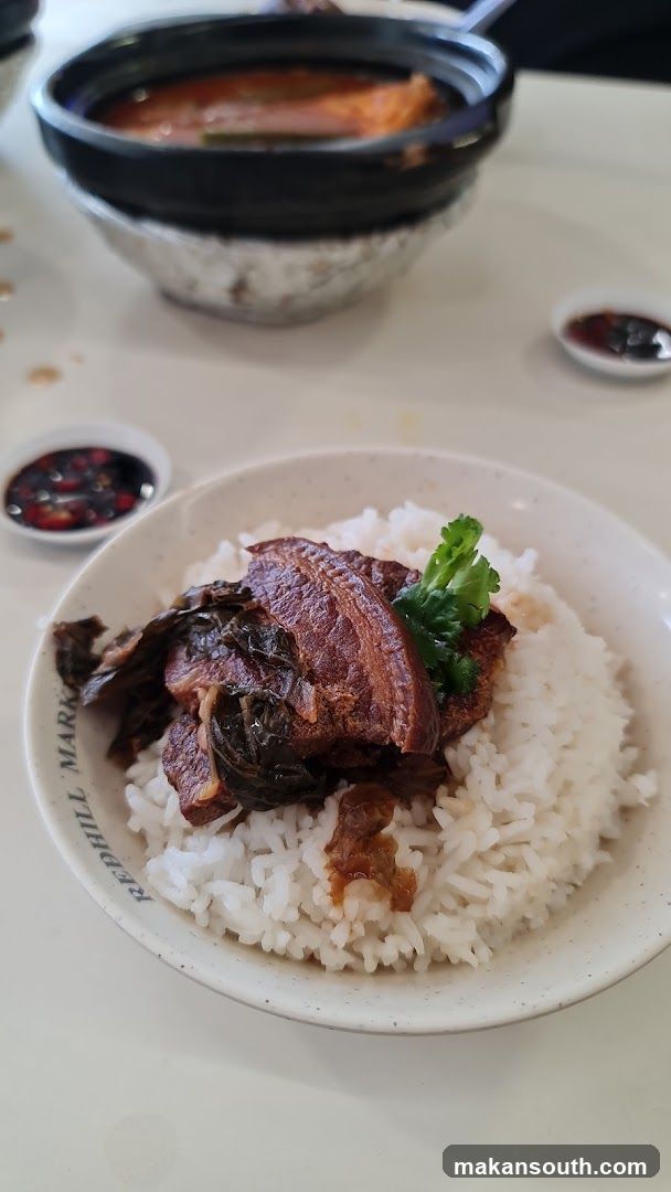Rice Bowl with Meat and Sauces