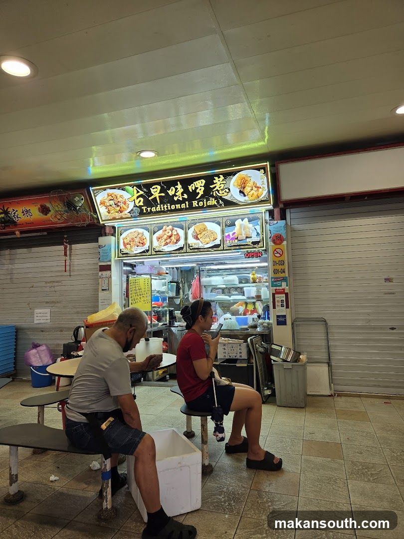 Food Stall Interior Scene
