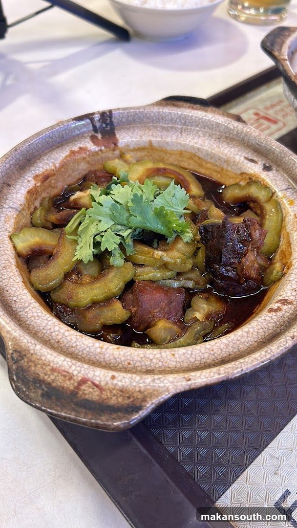 Braised Pork and Bitter Melon in Clay Pot