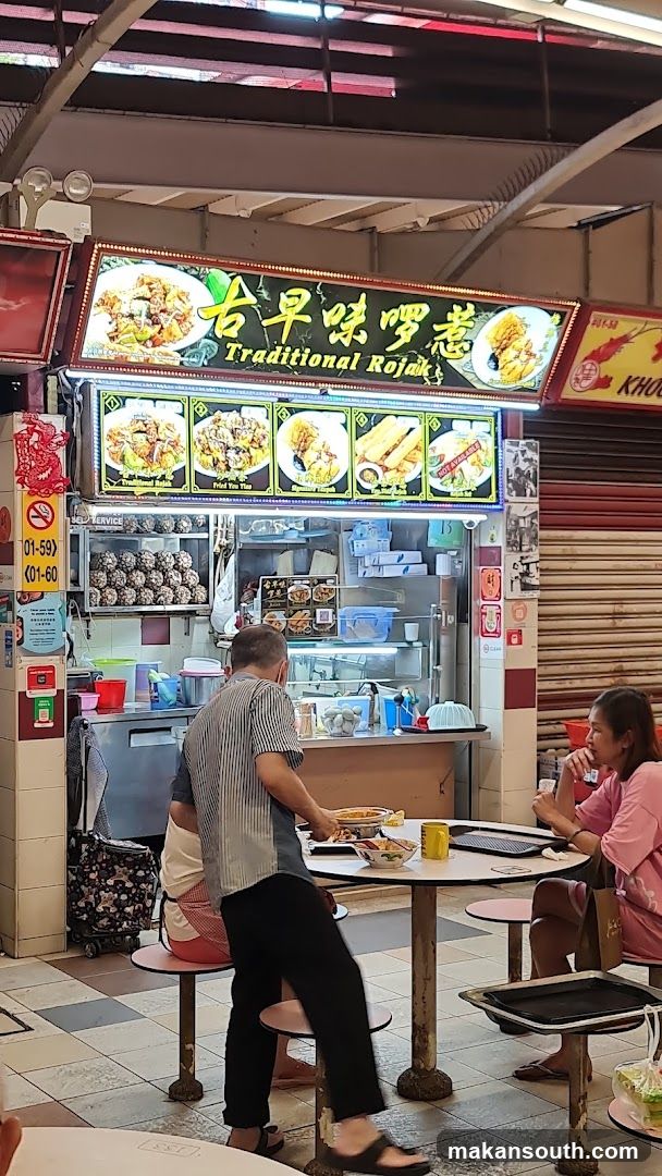 Food Stall Interior Scene