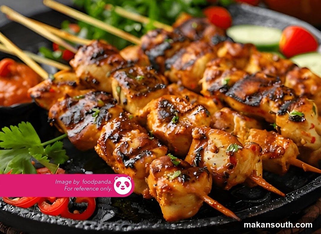 Grilled Chicken Satay Skewers