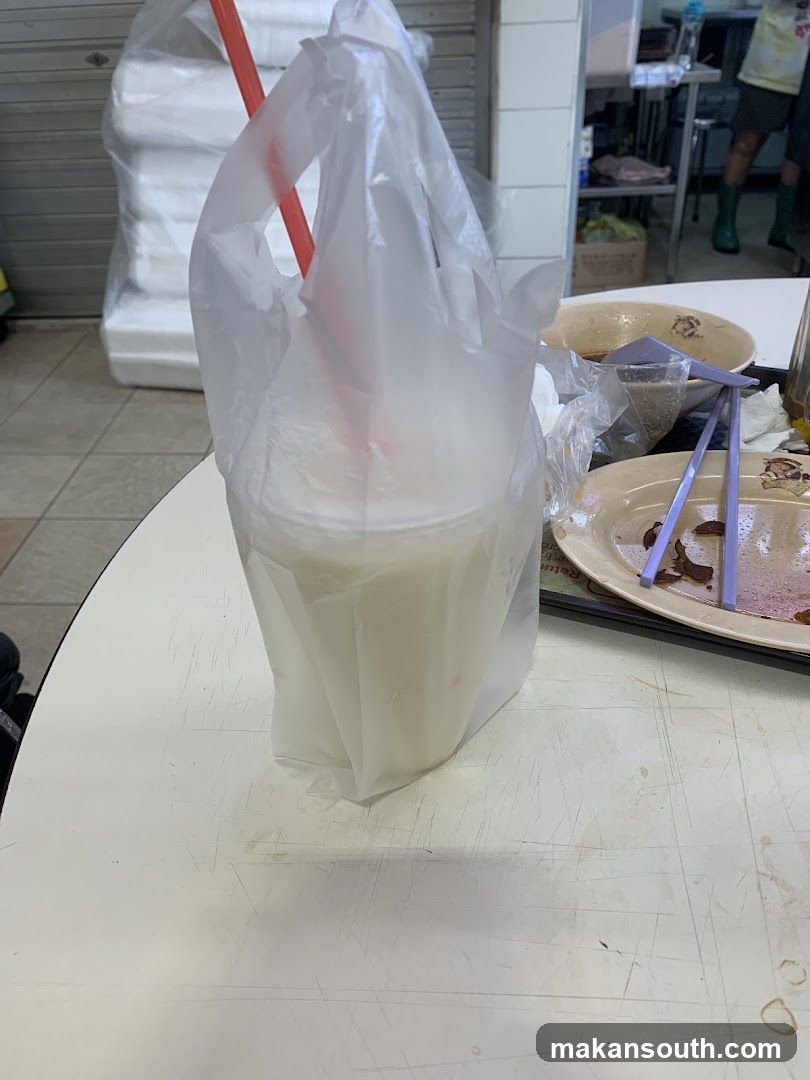 Milk Drink in Plastic Bag