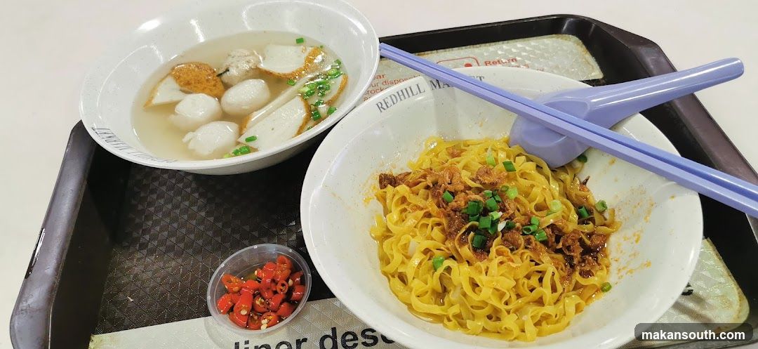 Noodle and Fish Ball Soup Meal
