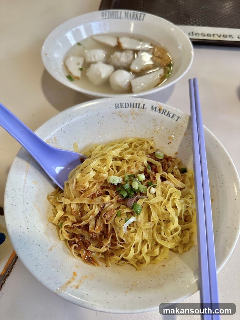 Noodles and Soup at Redhill Market