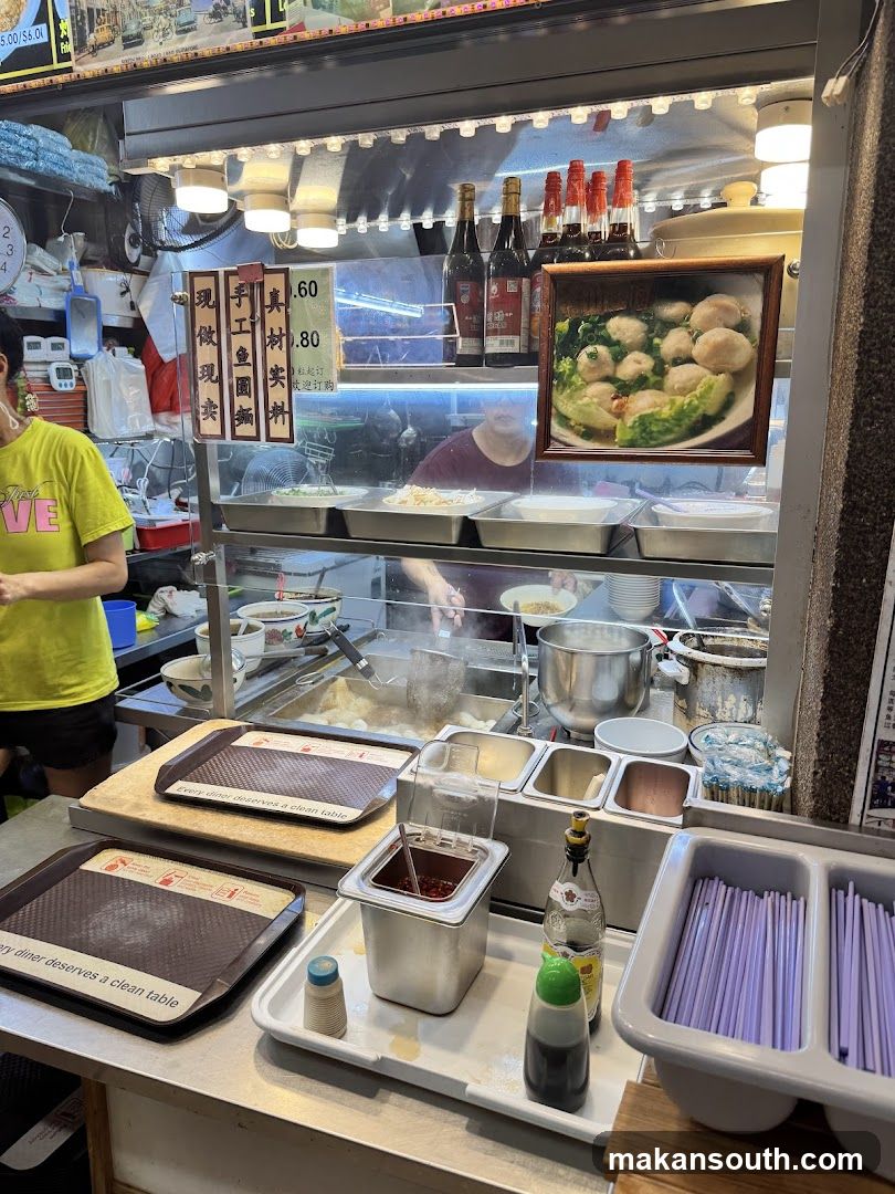 Food Stall Interior View