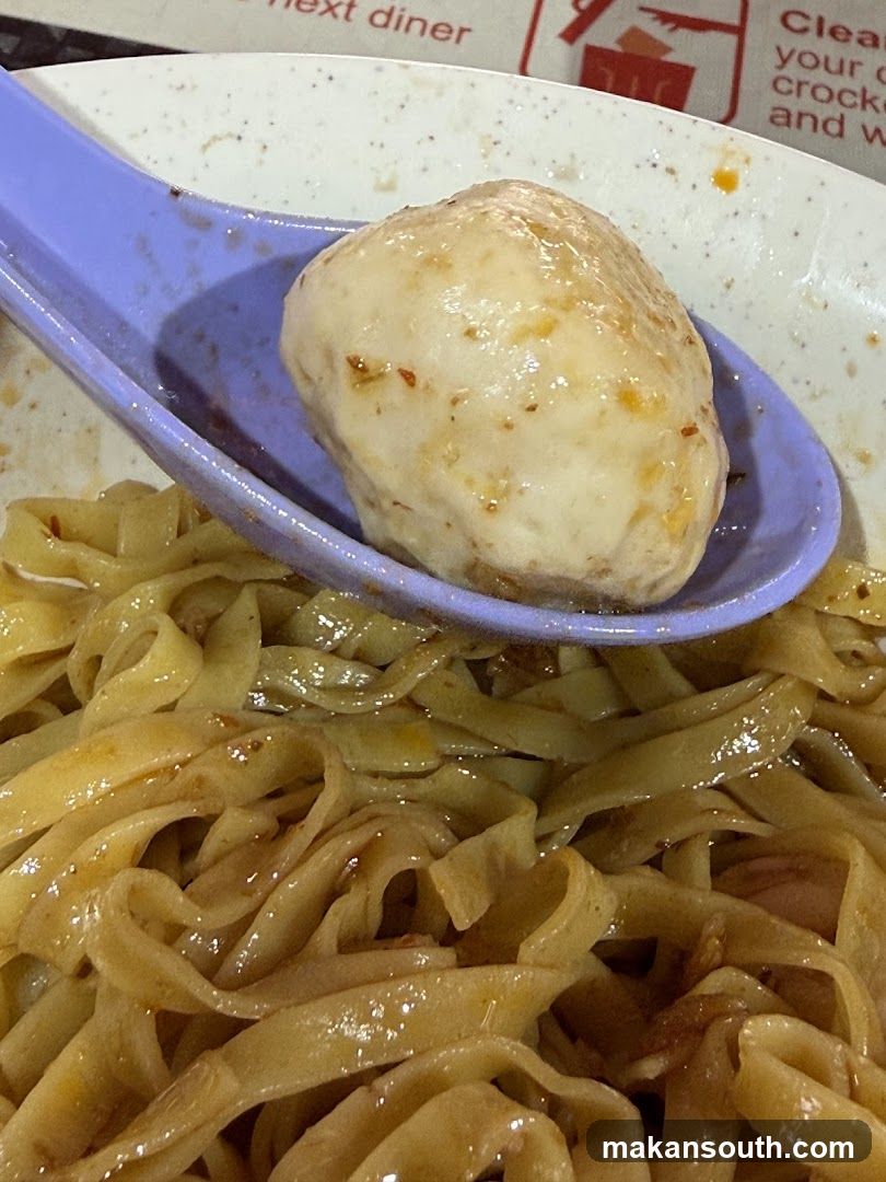 Noodle Dish with Meatball