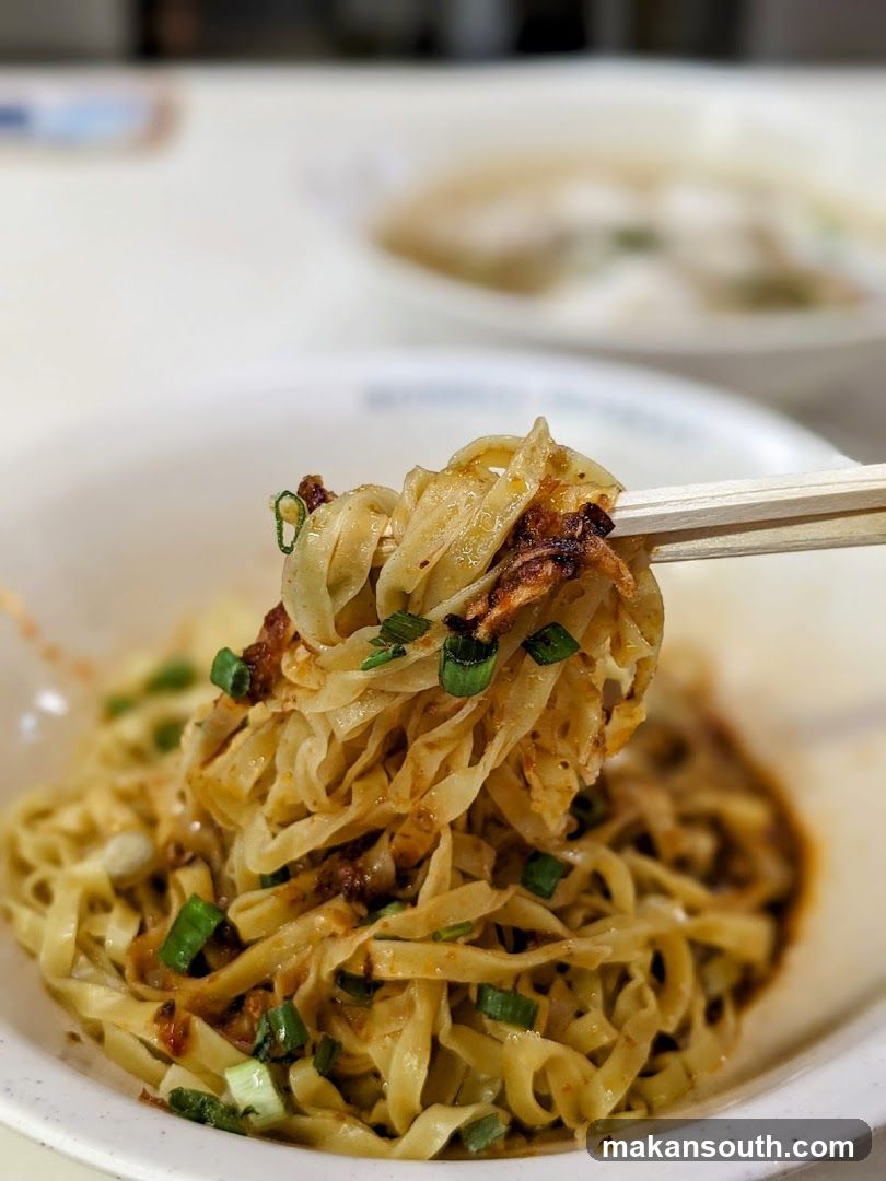 Noodle Dish with Chopsticks