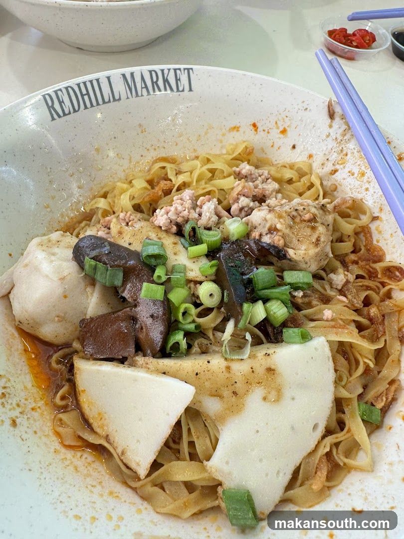 Noodle Bowl with Tofu and Greens
