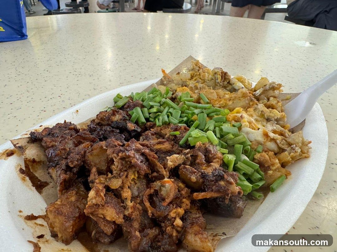 Food at a dining area