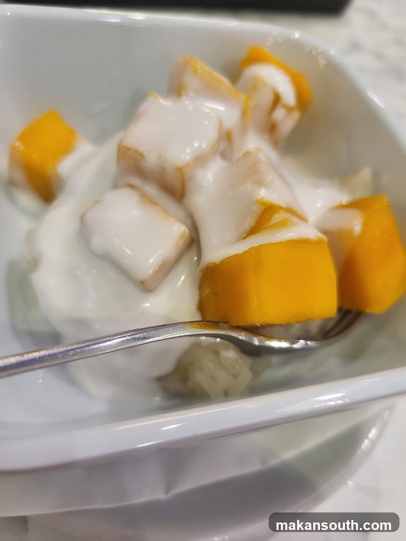 Mango and Coconut Dessert Bowl