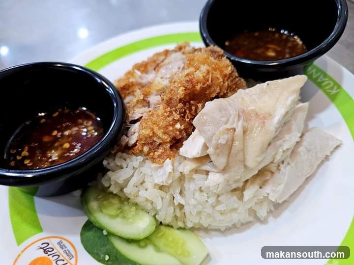 Hainanese Chicken Rice Plate