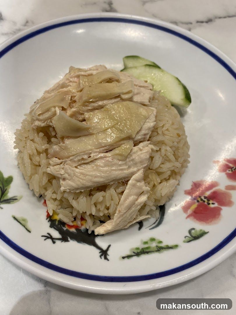Chicken Rice with Cucumber