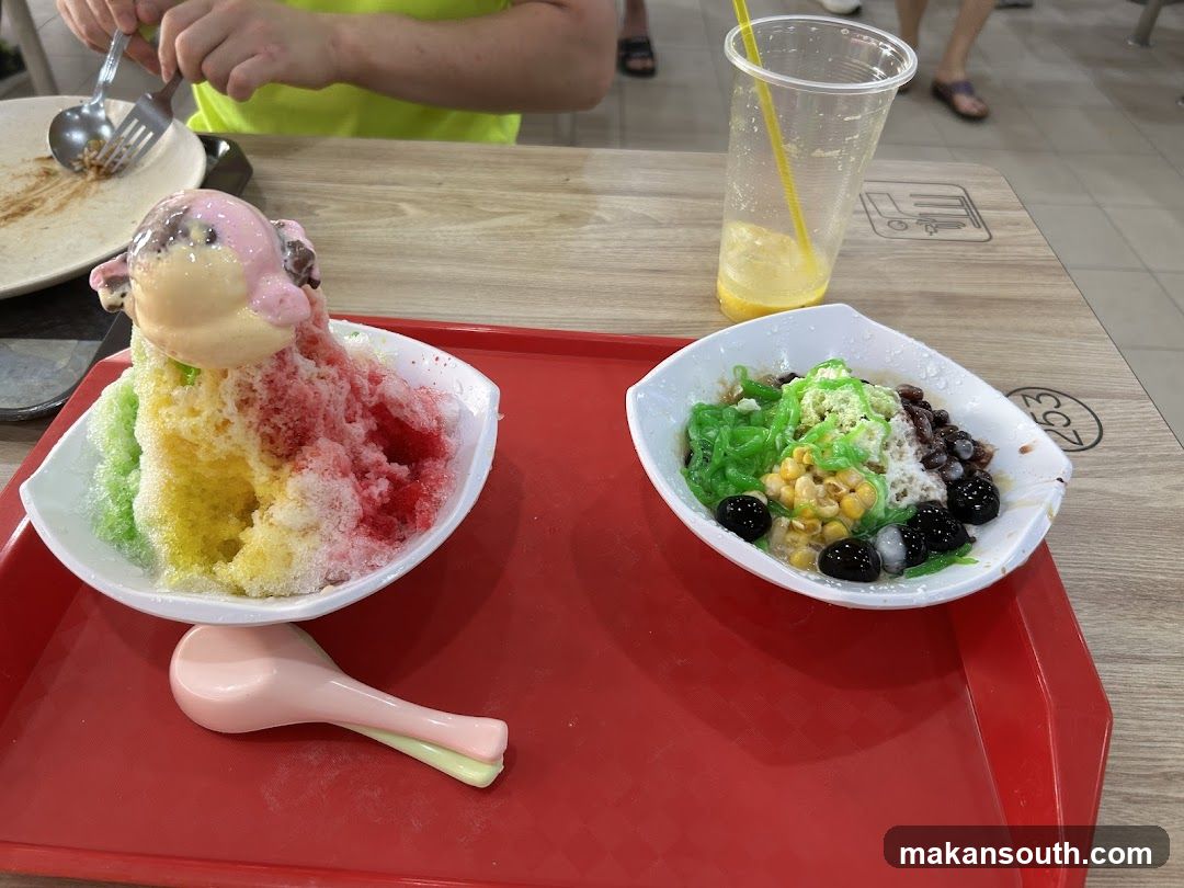 Food at a stall