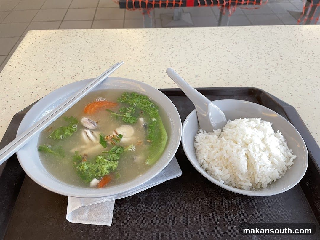 Food served on tray