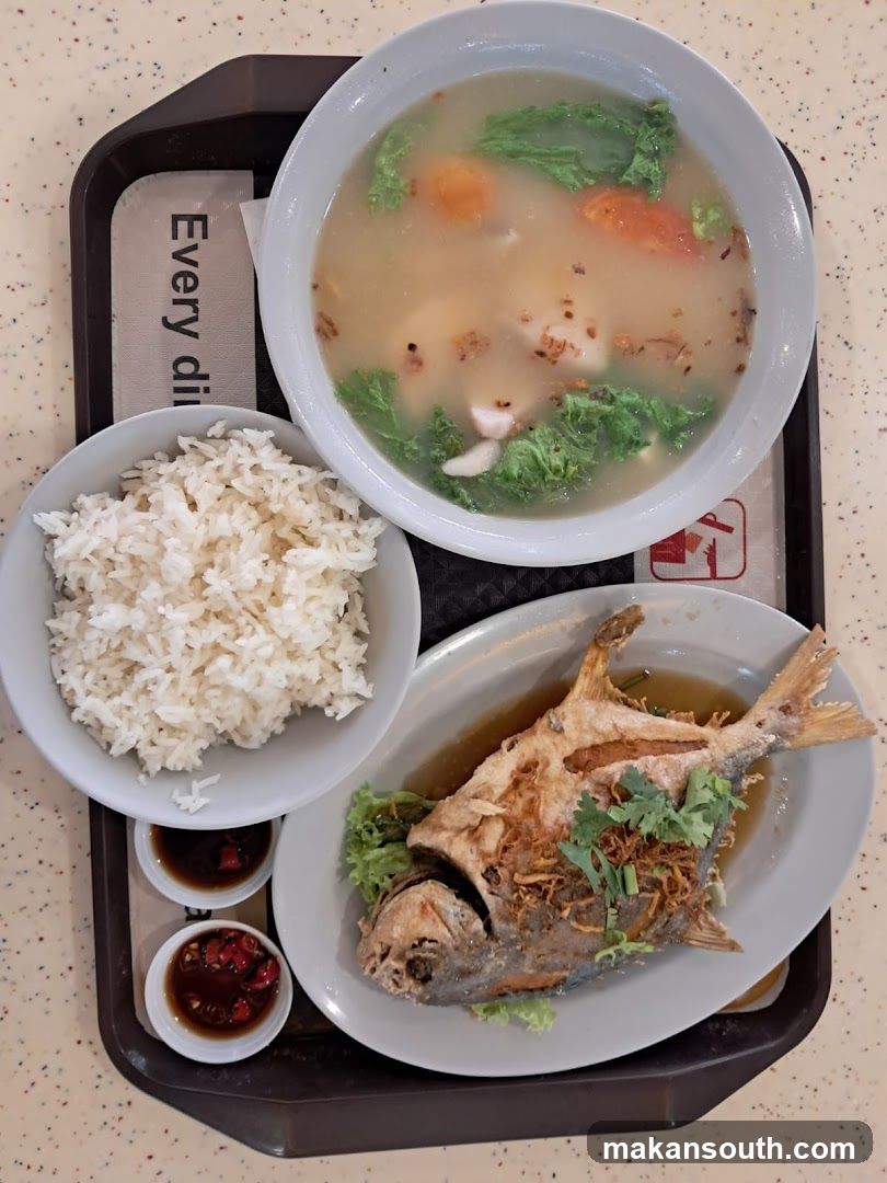 Food Tray with Dishes