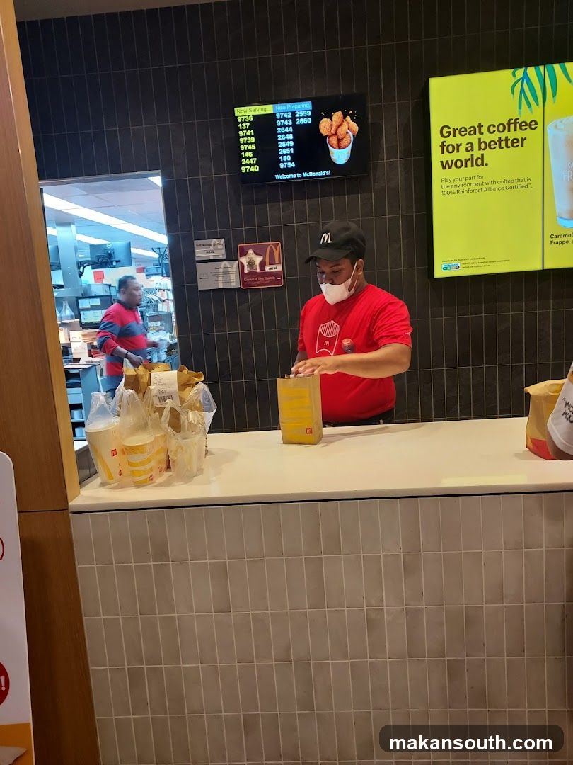 McDonald's Counter Scene
