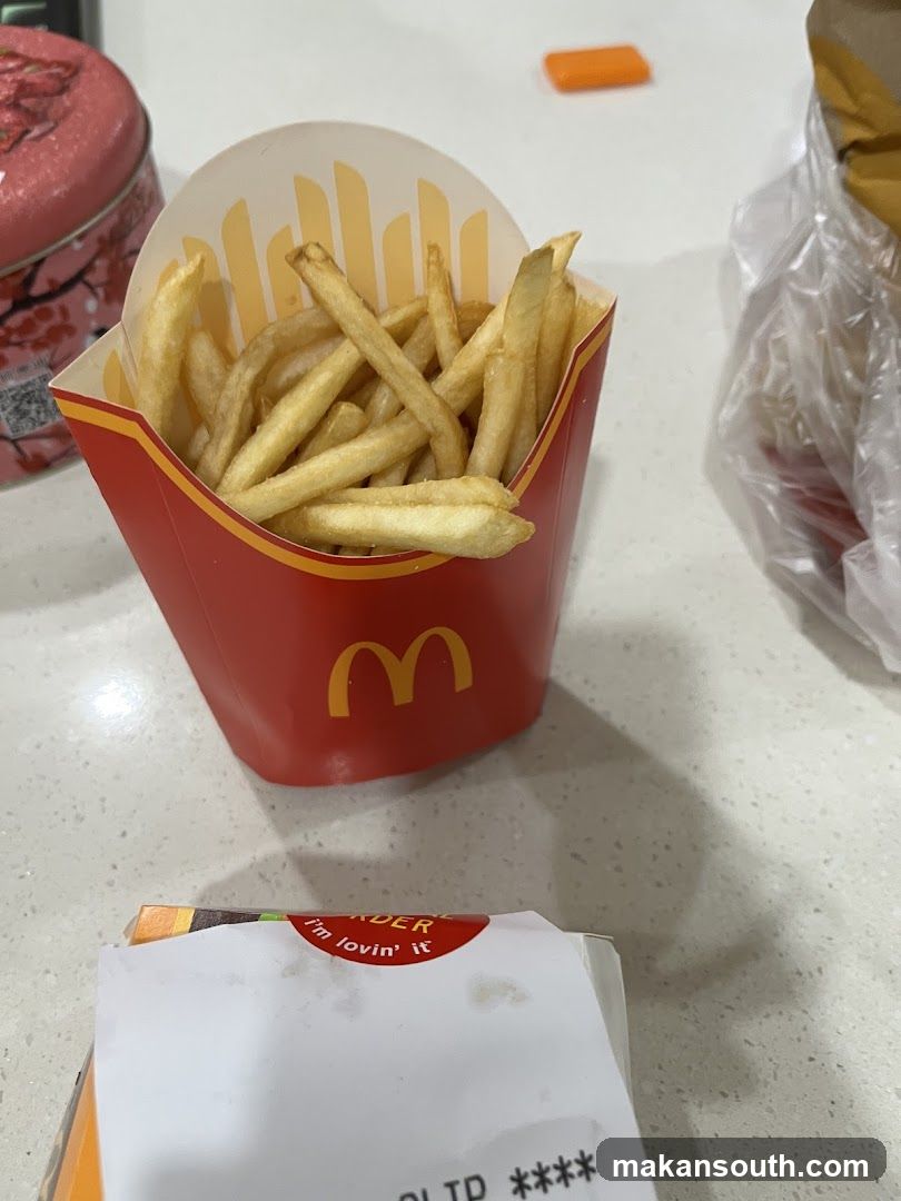 McDonald's French Fries and Burger