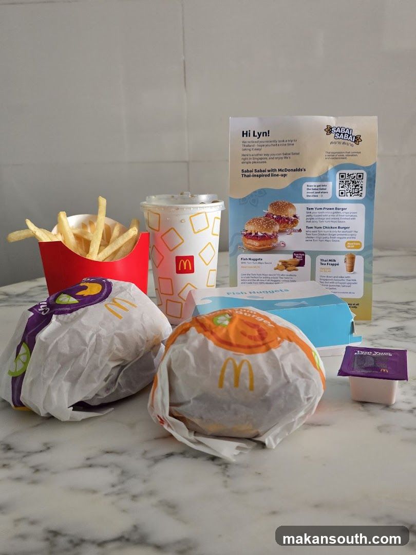 McDonald's Meal Spread