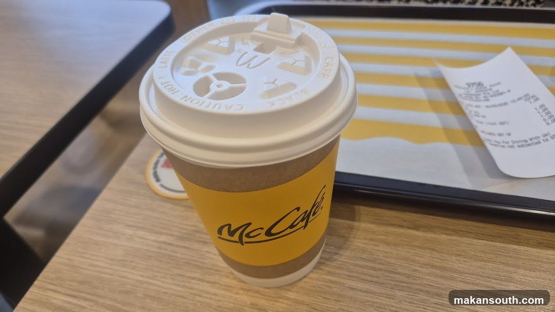 McCafe Coffee Cup on Table