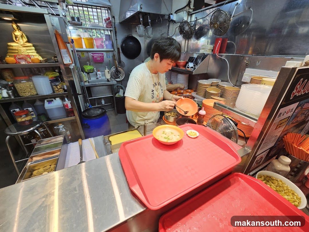 Food stall interior