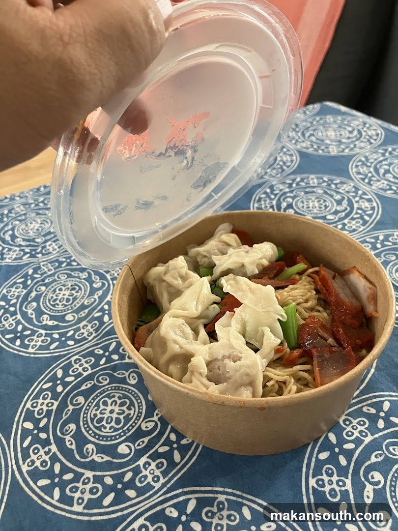 Food in takeout container