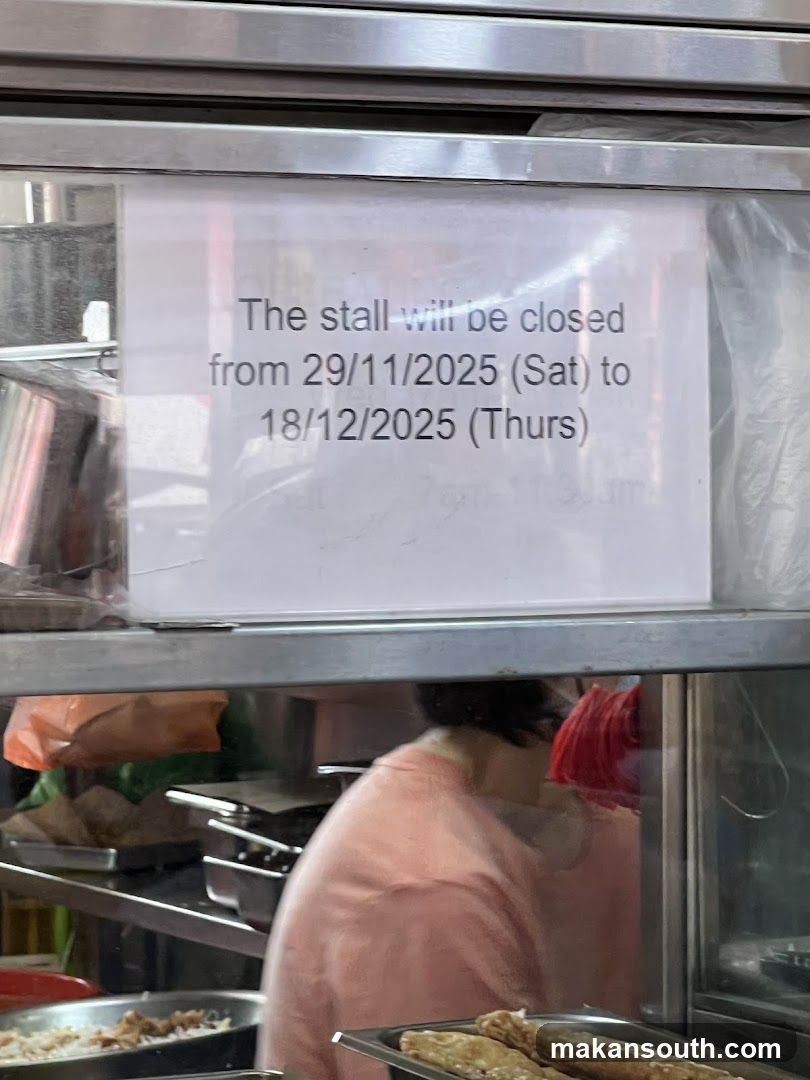 Stall Closure Notice