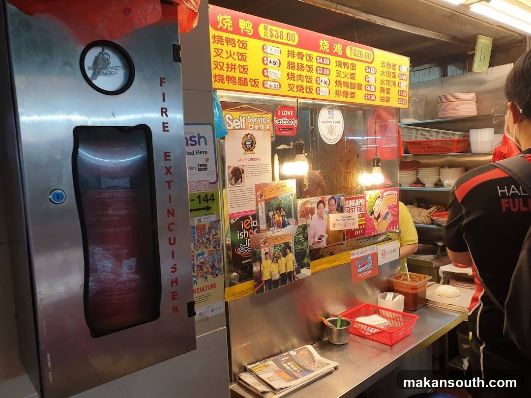Food stall interior