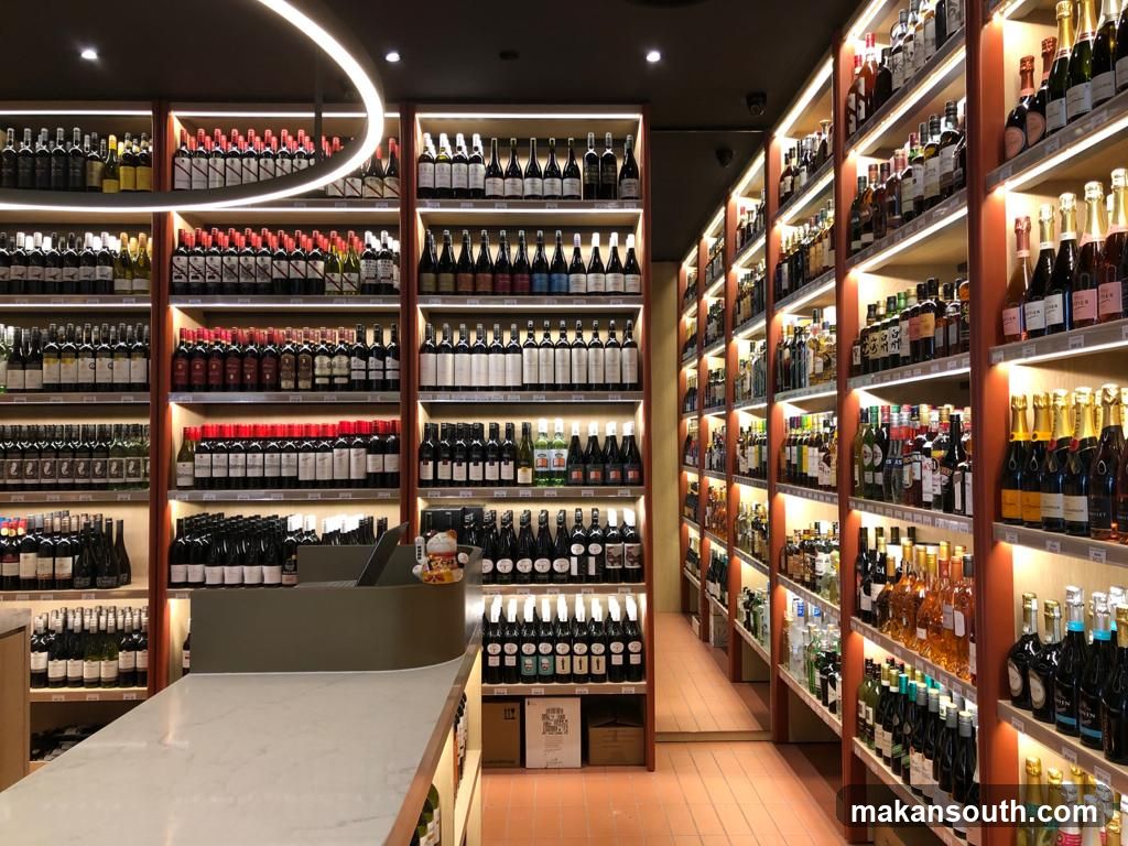 Wine and Spirits Store Interior