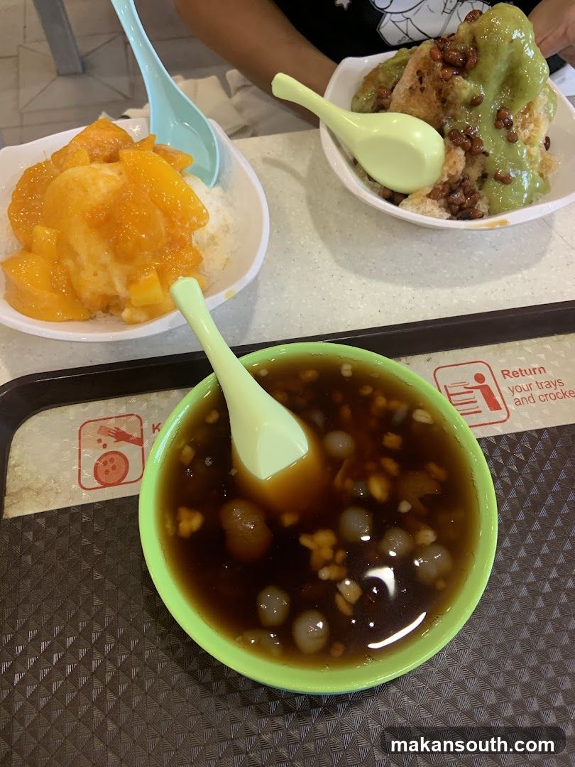 Food served at a dining counter