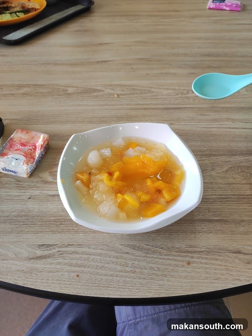 Table with Dessert Bowl