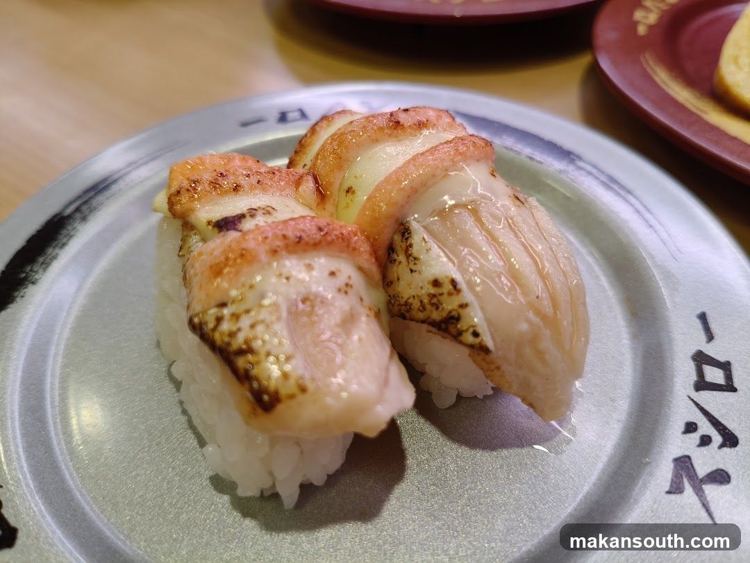 Sushi Plate with Grilled Fish