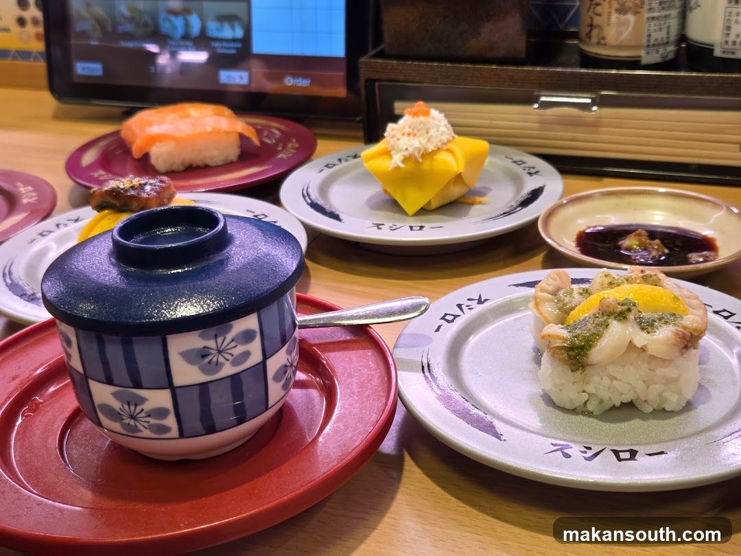 Sushi Conveyor Belt Table Setting