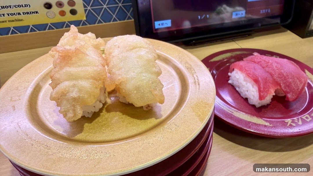 Sushi and Tempura on Conveyor Belt Restaurant