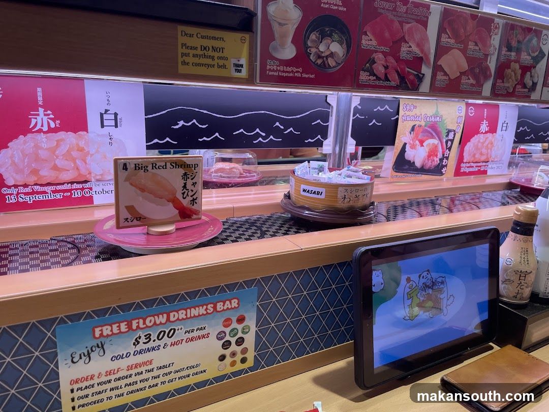 Sushi Conveyor Belt Restaurant Interior