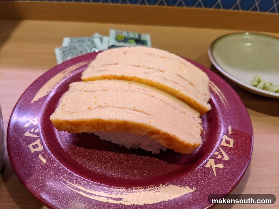 Sushi Plate with Tamago