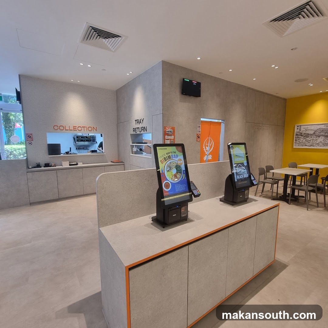 Modern Food Court Interior